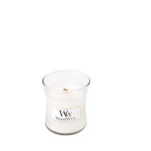 WoodWick candle White Teak Mini Candle