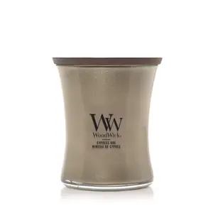 WoodWick Cypress Ore Medium Candle - Warm Nickel