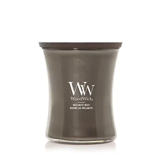 WoodWick Melanite Mist Medium Candle - Gunmetal