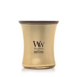 WoodWick Sparkling Pomelo Medium Candle - Champagne