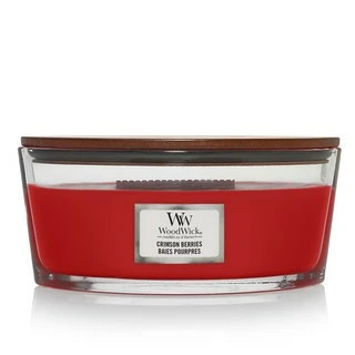 Woodwick Crimson Berries Ellipse Candle