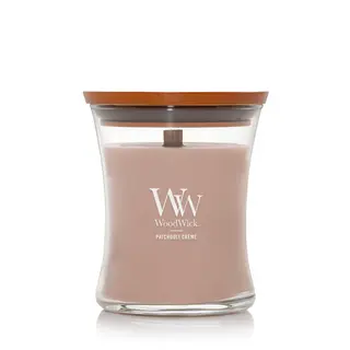 Woodwick Patchouli Créme Medium Candle