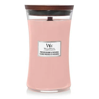 Woodwick Pressed Blooms & Patchouli Large Candle