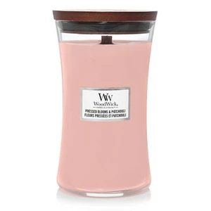 Woodwick Pressed Blooms & Patchouli Large Candle