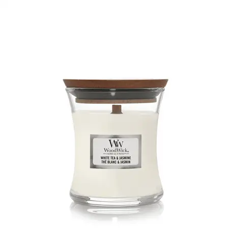 WoodWick White Tea & Jasmine Mini Candle