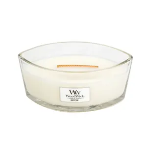 WW White Teak Ellipse Candle