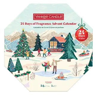 Yankee Candle Apres Ski Collection Advent Calender Wreath