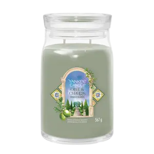 Yankee Candle Olive & Cypress Signature Large Jar