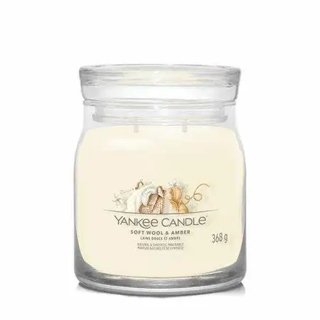 Yankee candle Soft Wool & Amber Signature Medium Jar