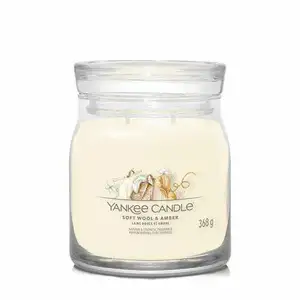 Yankee candle Soft Wool & Amber Signature Medium Jar