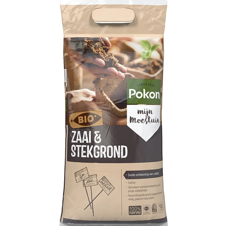 Pokon Bio Zaai & Stekgrond 10L - afbeelding 1